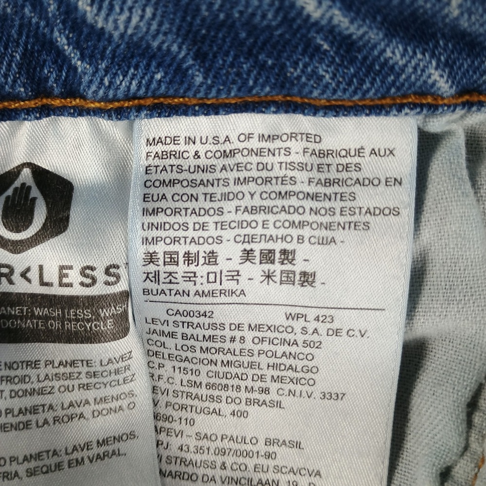 Levis 501 Skinny Jeans Womens 27 Big E Made in USA High Rise EUC - Picture 14 of 16